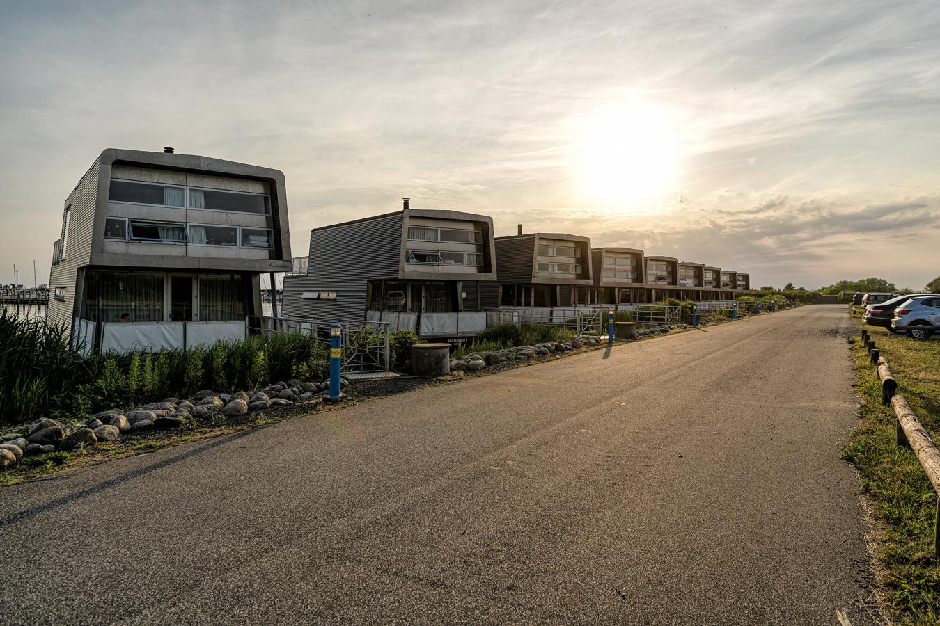 Husbåde i Bork Havn 