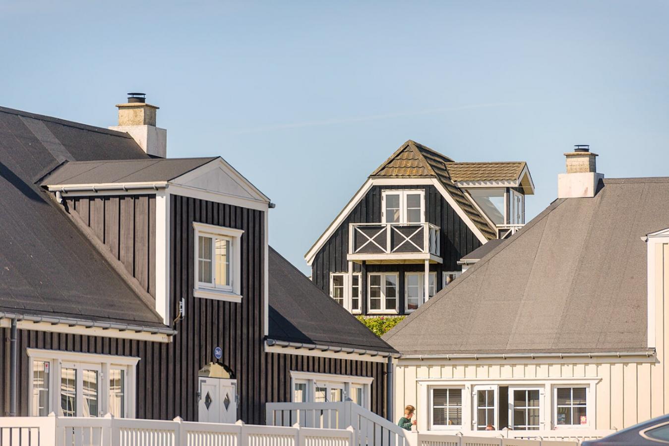 View of roof tops in Søndervig