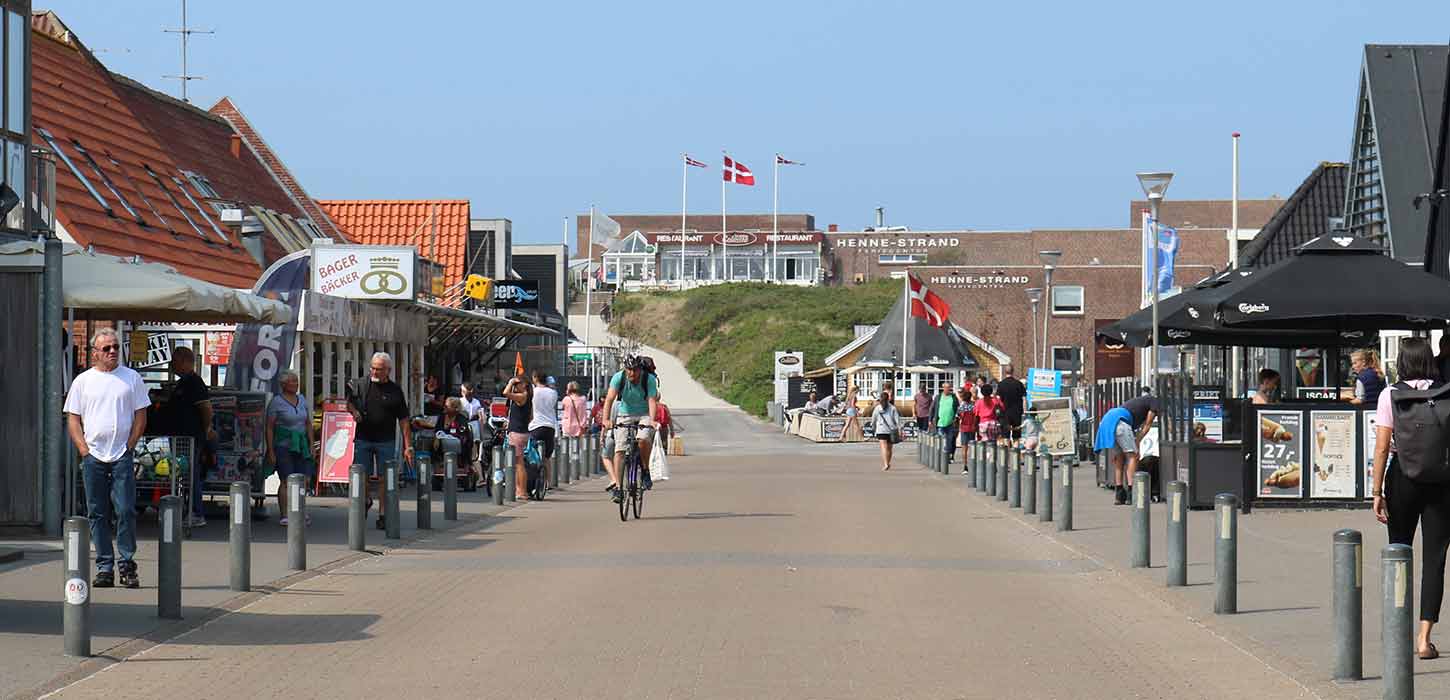 Shopping i Henne Strand