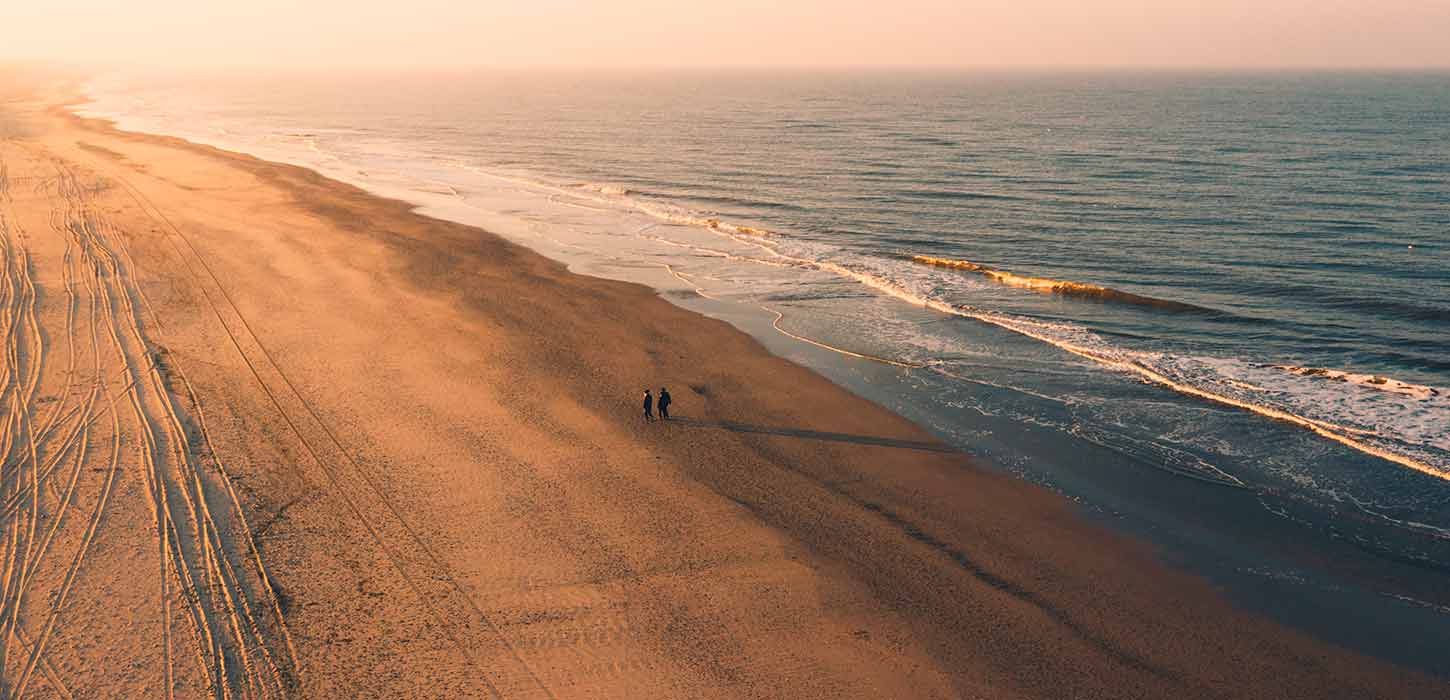 Strand i Destination Vesterhavet