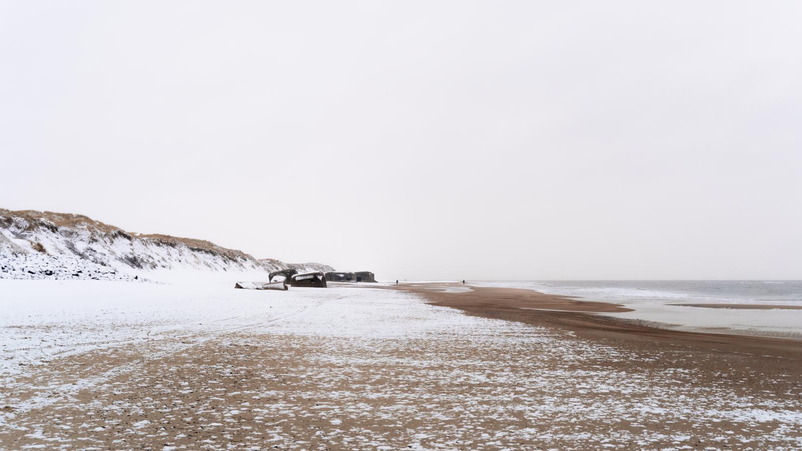 Vinter ved Vesterhavet