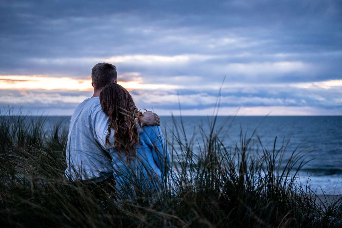Pärchen an der Nordsee