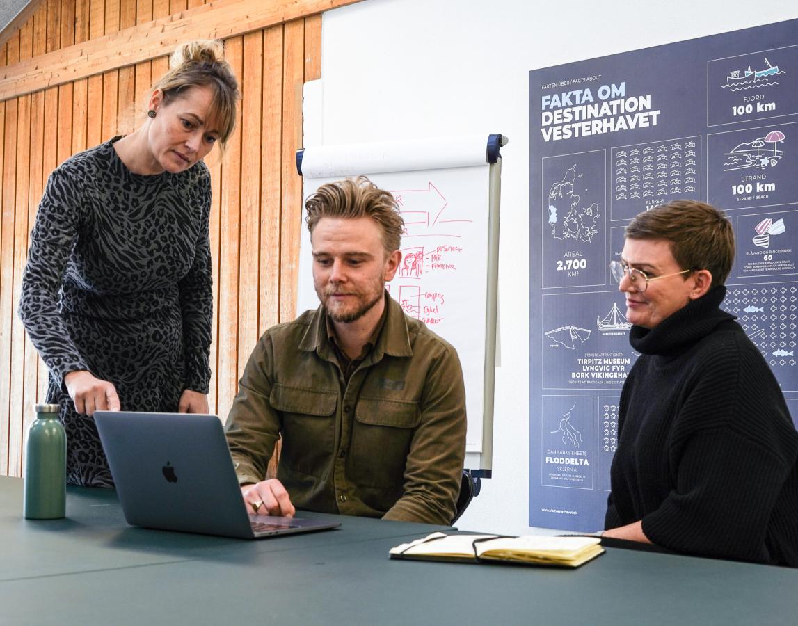 Marketingarbejdere i Destination vesterhavet marketing