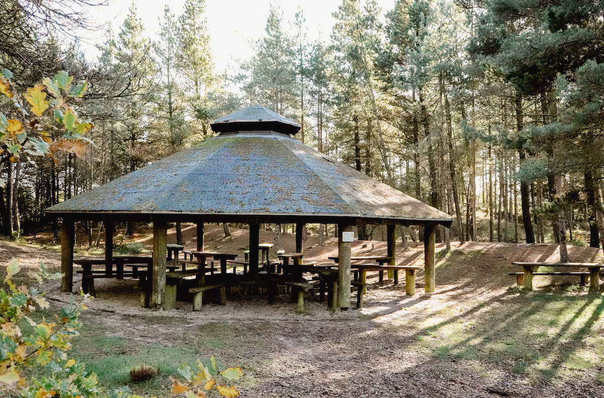 Vandreruter blochsgaard shelter og bål