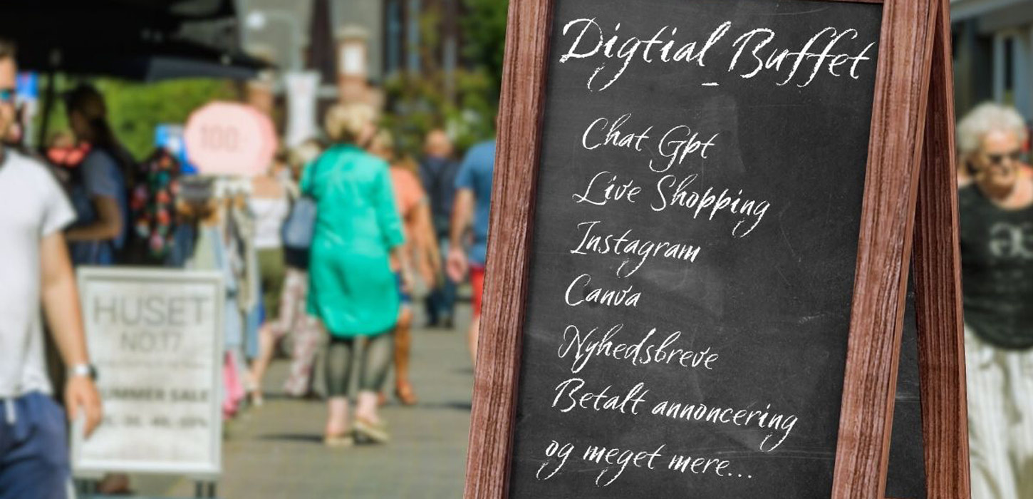 Digital Buffet gaagade skilt Ringkoebing Fjord Handelsraad