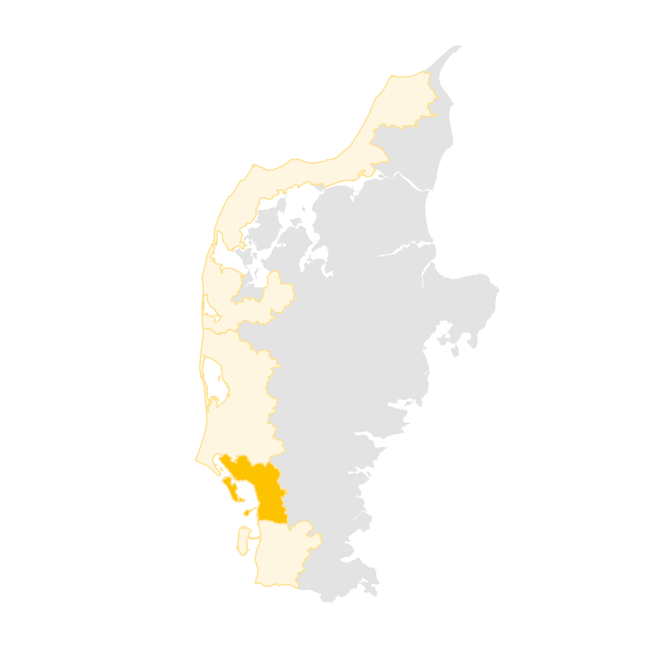 Way Out West kort Vadehavskysten