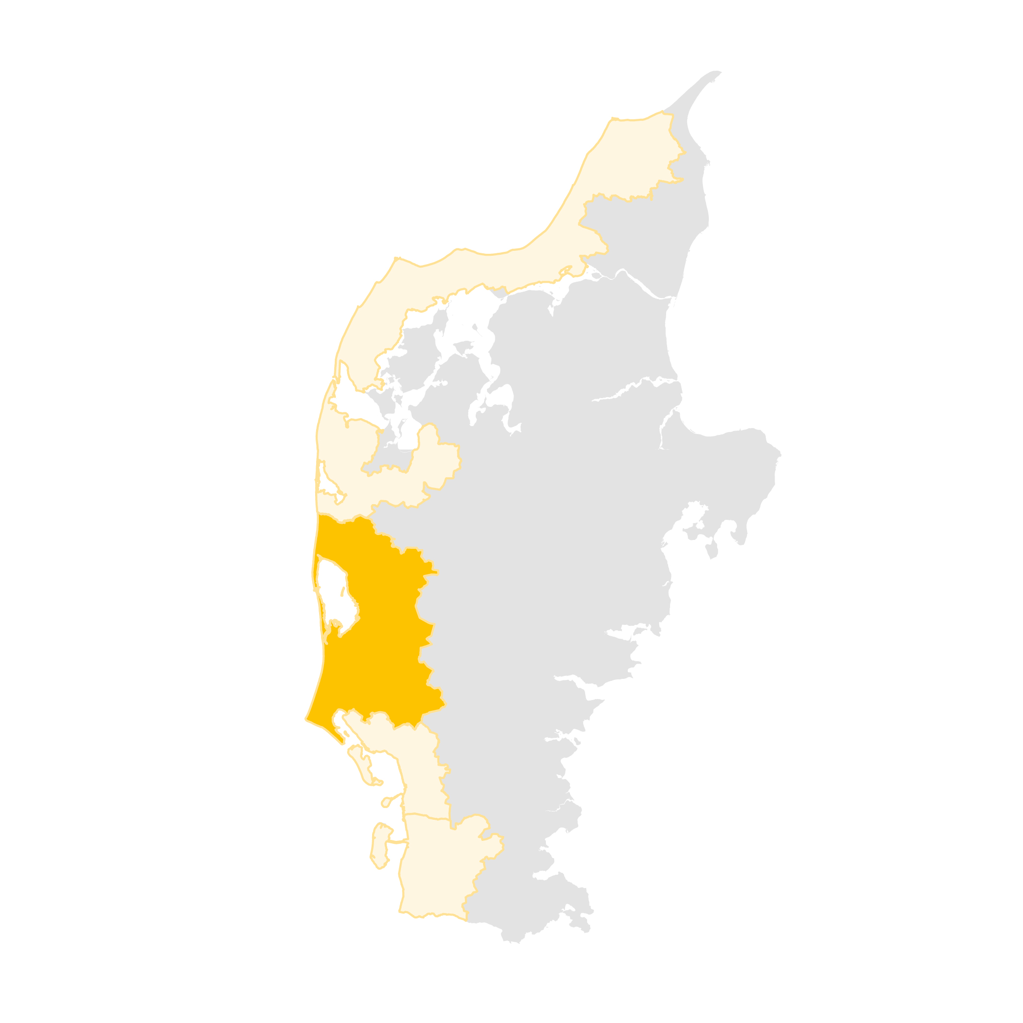 Way Out West kort Vesterhavet