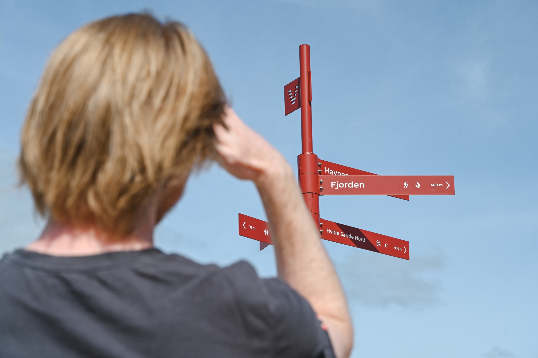 Wayfinding skilt