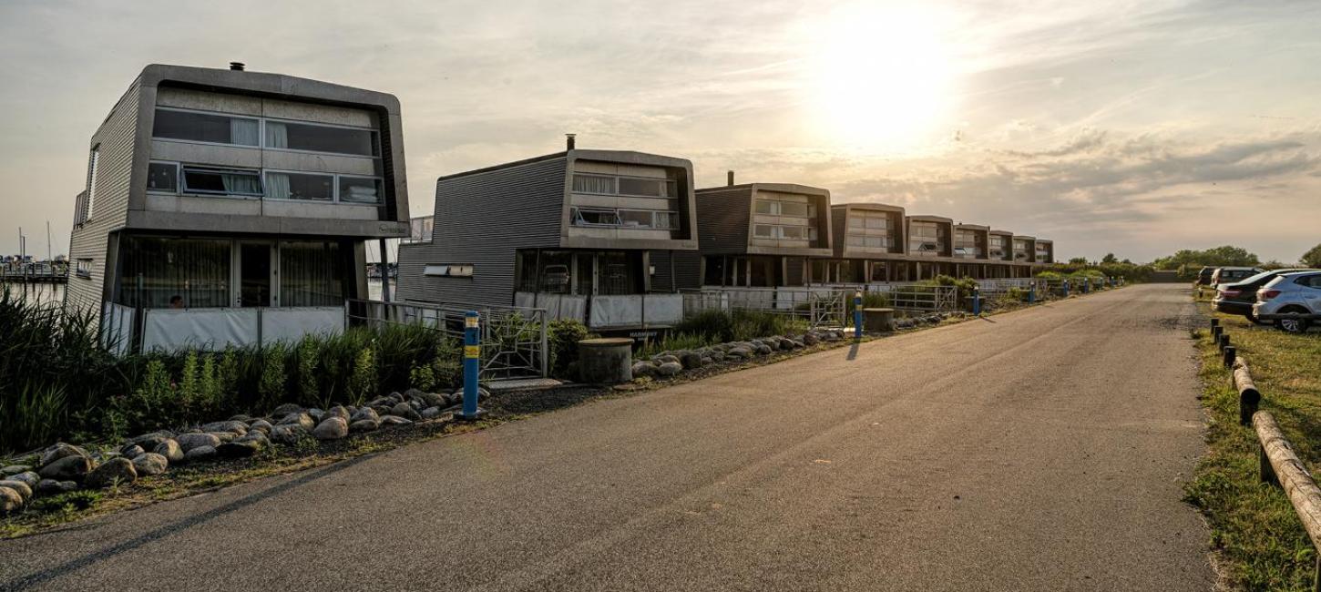 Houseboats in Bork Harbour